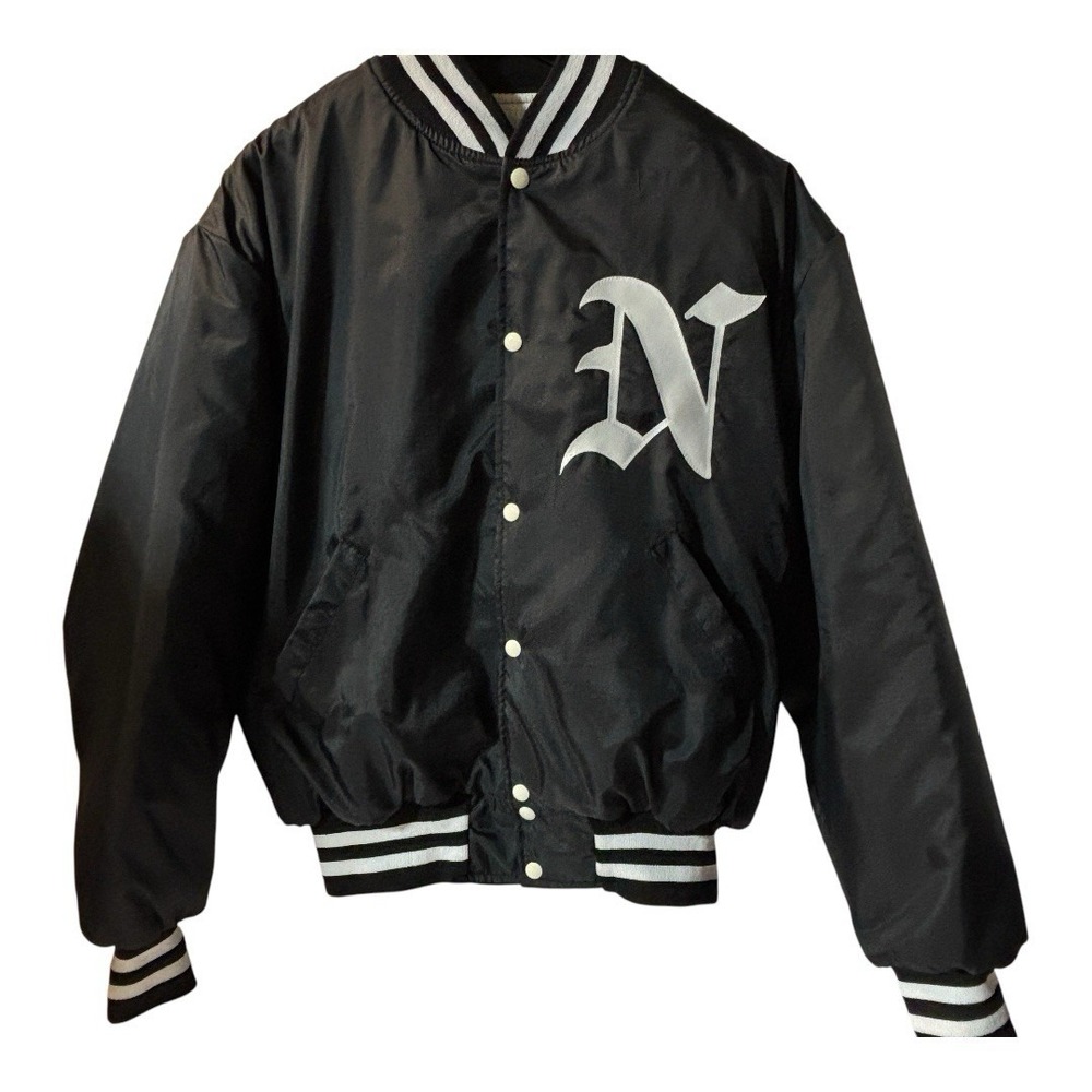Vintage New York Bomber Jacket Size XXLarge 80s 90s Vtg Baseball
